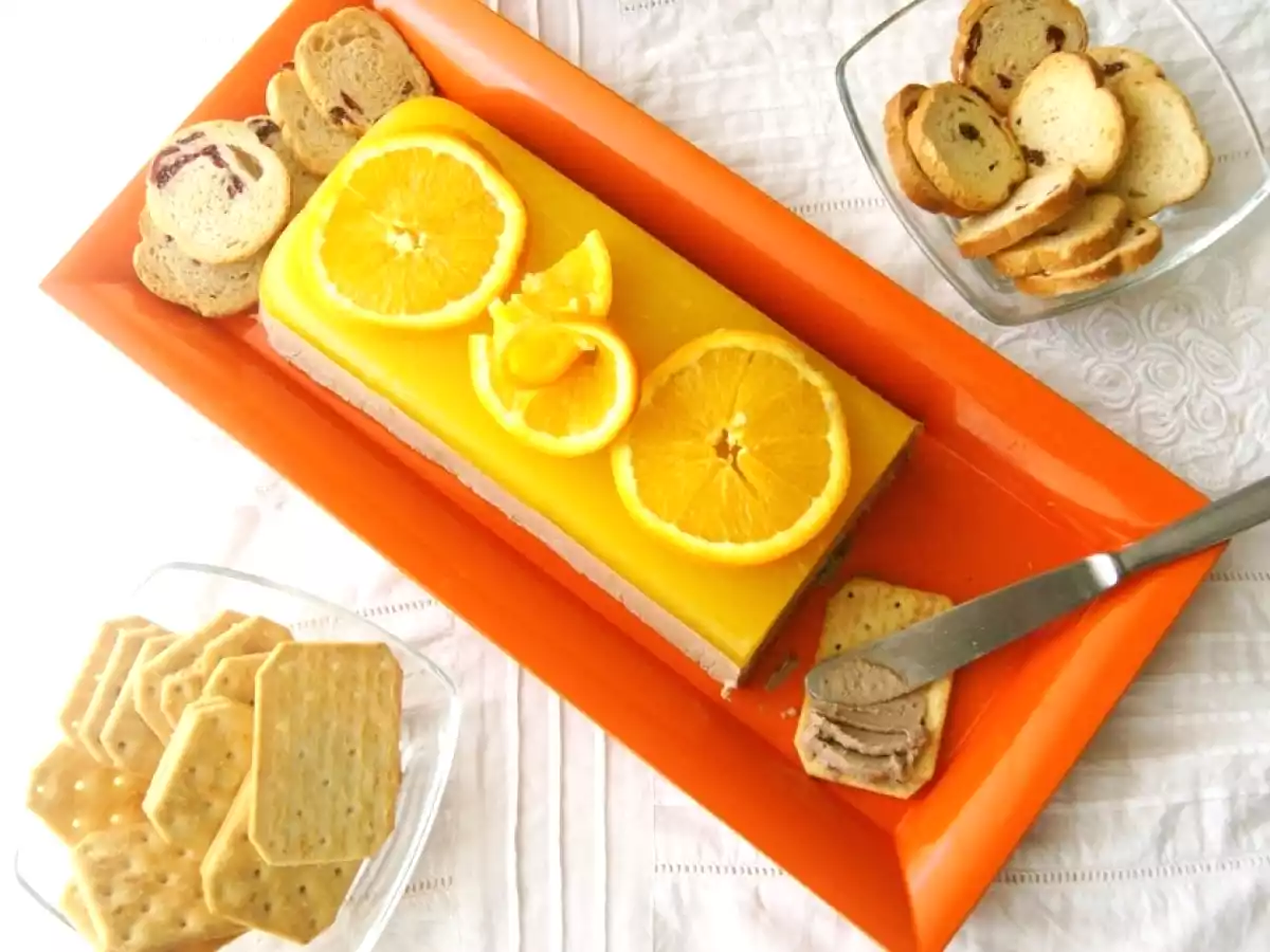 Paté casero a la naranja
