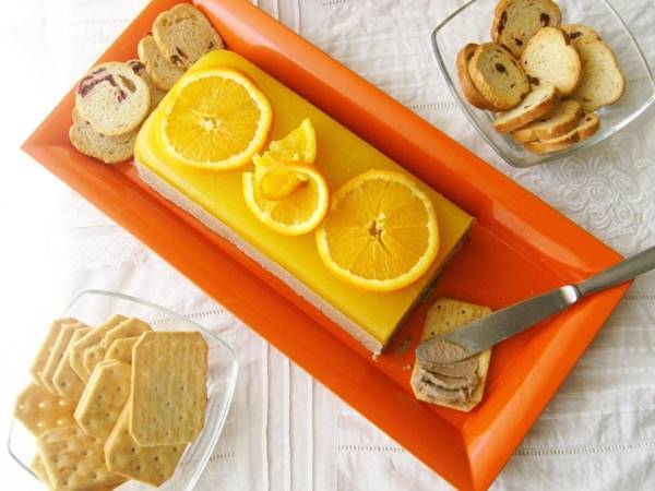 Paté casero a la naranja