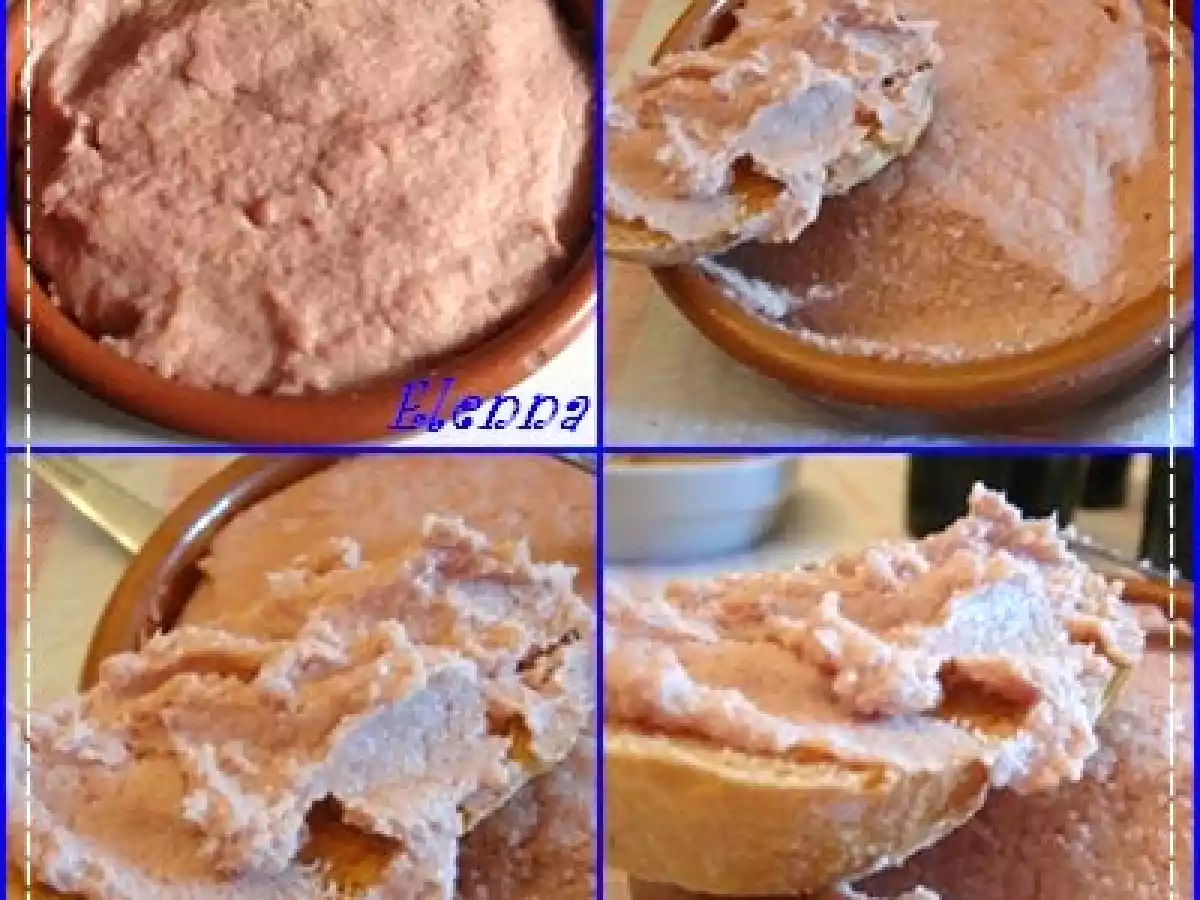 Paté de anchoas y jamón