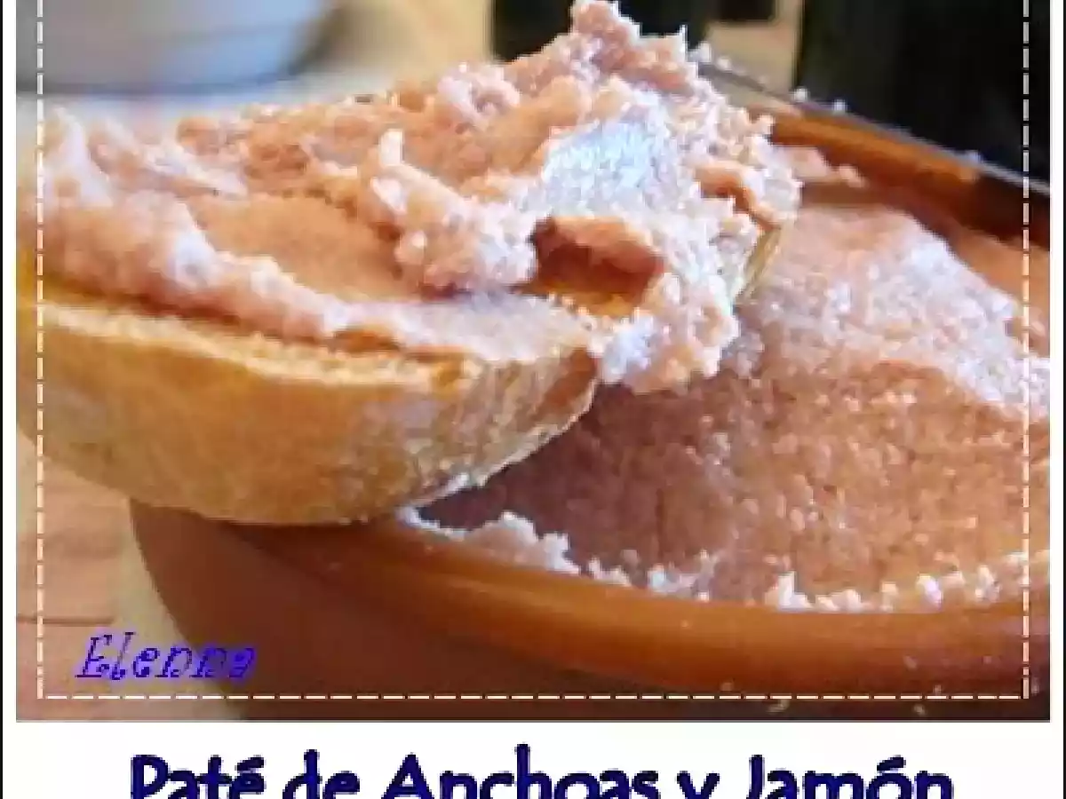 Paté de anchoas y jamón - foto 2