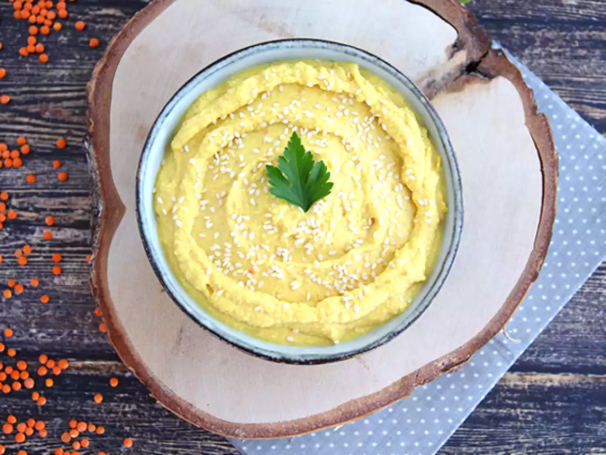 Paté de lentejas coral (dip para aperitivo) - foto 4