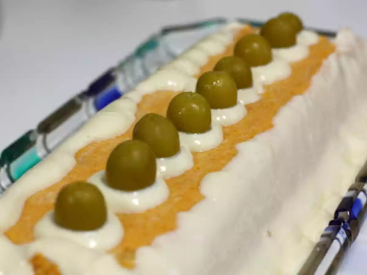 Paté de queso y zanahorias