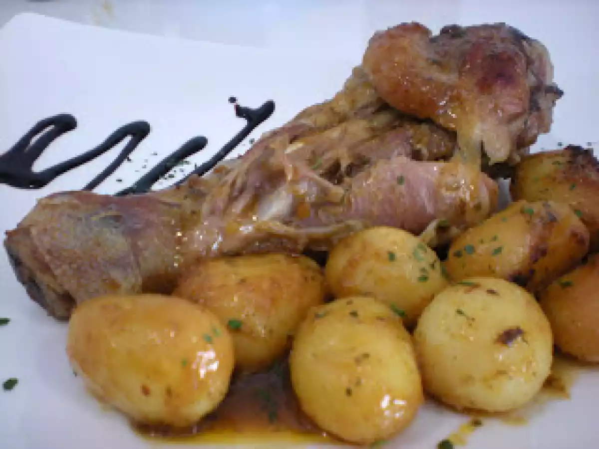 Pavo al horno en bolsa de plástico