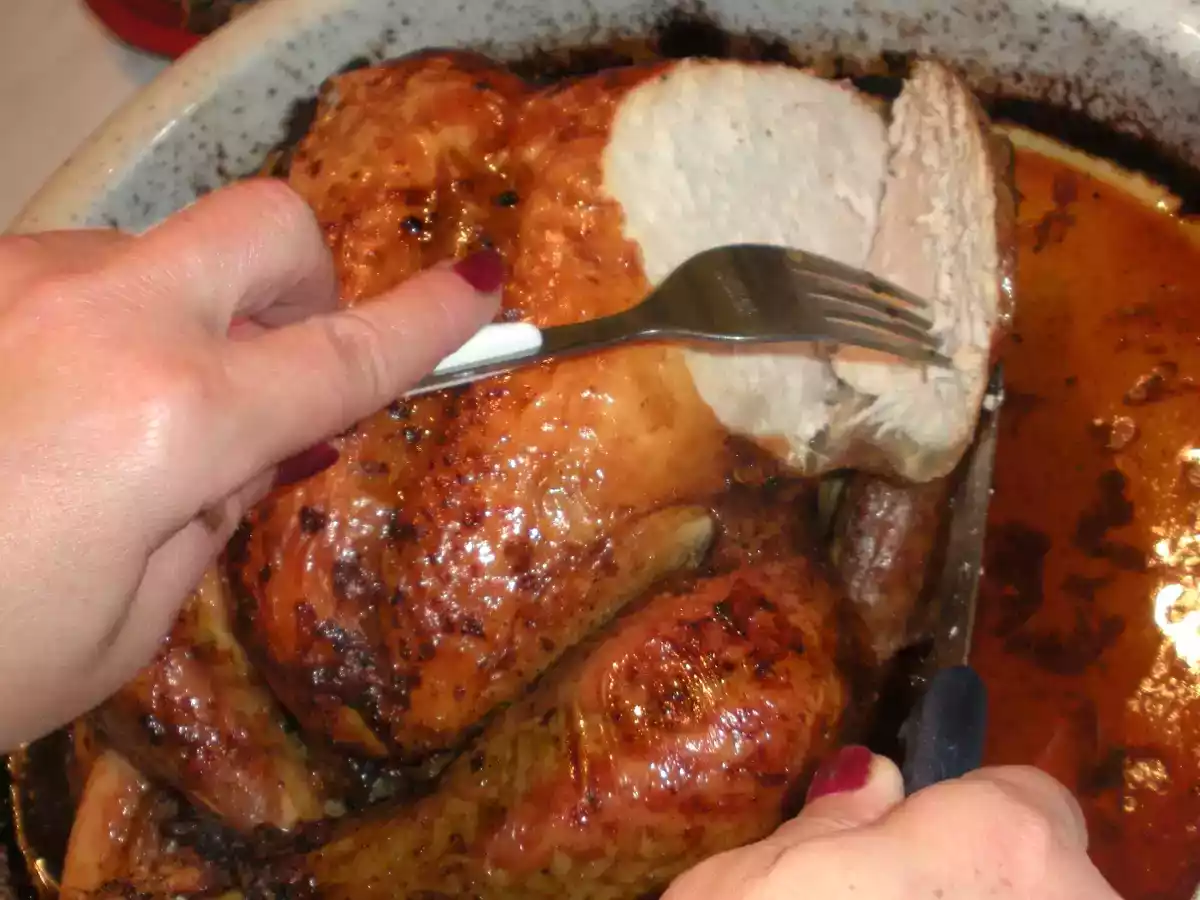 Pavo relleno con salsa de manzana - foto 2