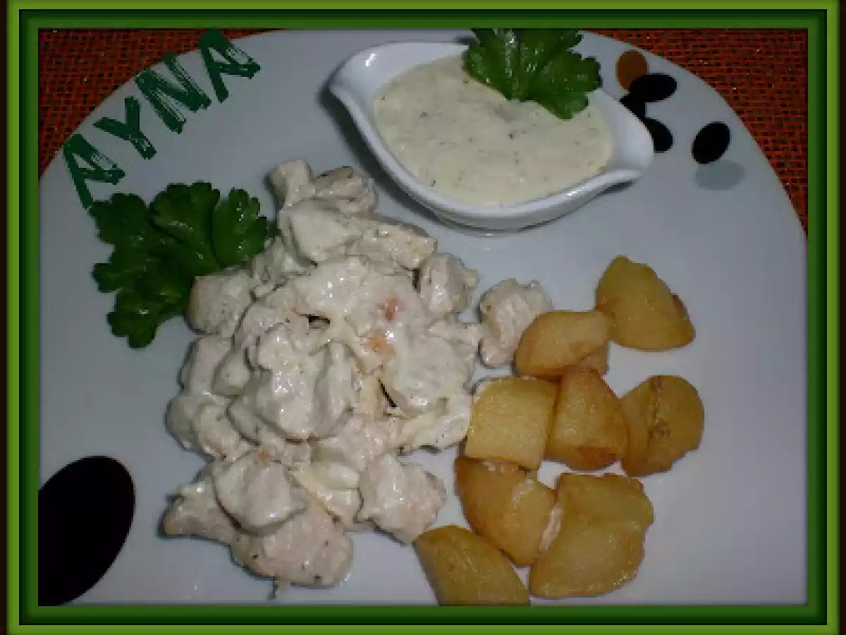 PECHUGA A LA CREMA DE ORÉGANO(FUSSIONCOOK)