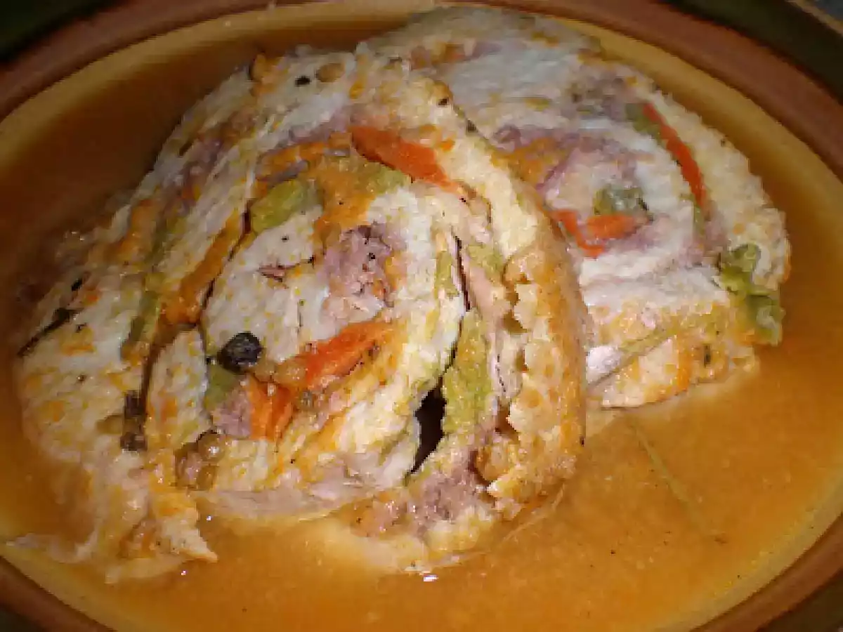 Pechuga de pavo rellena