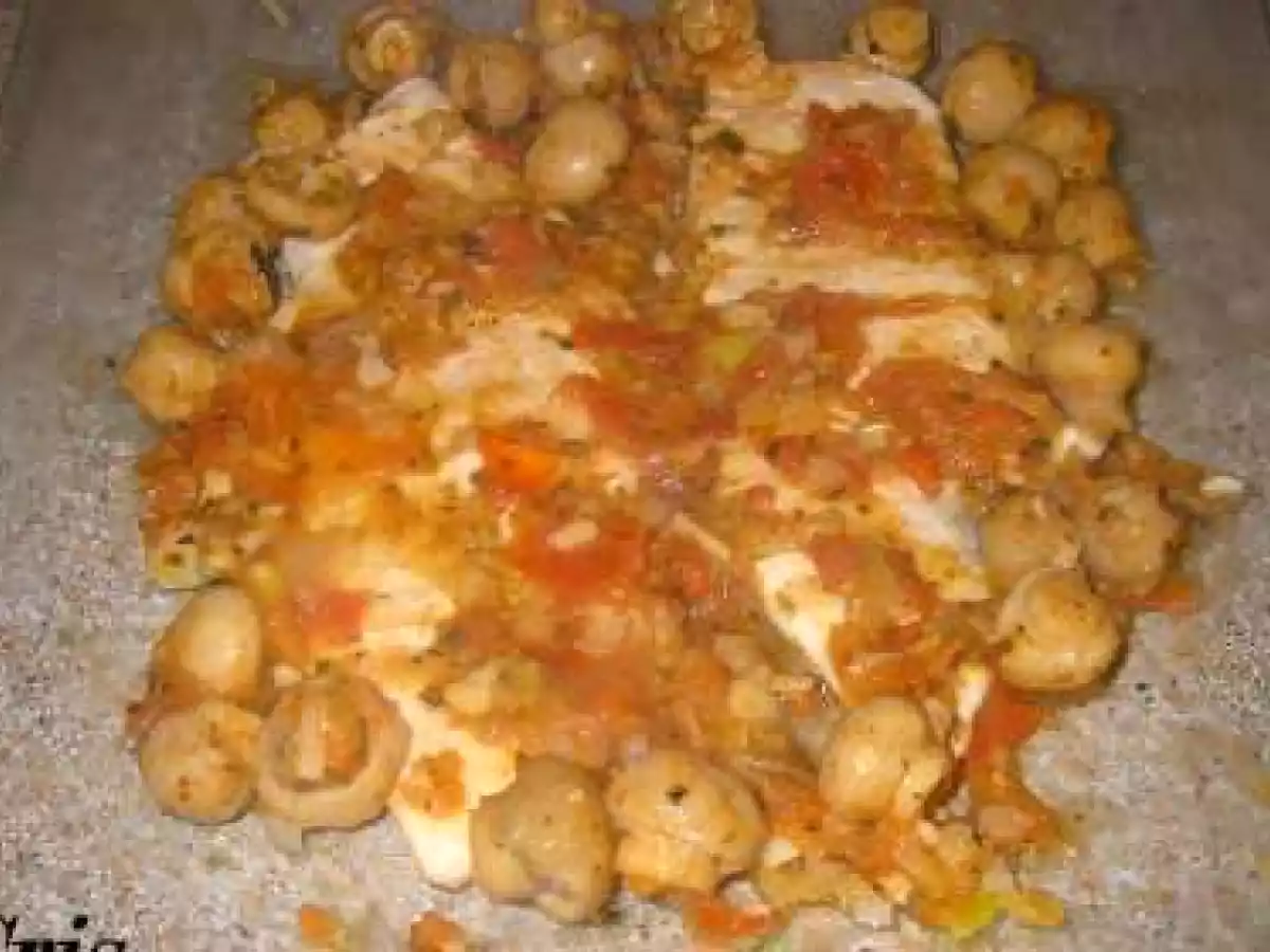 Pechuga de pollo a la plancha con champiñones.