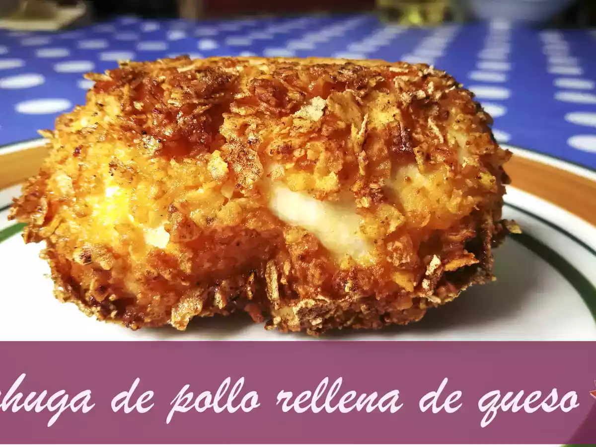 Pechuga de pollo con queso rebozado en doritos