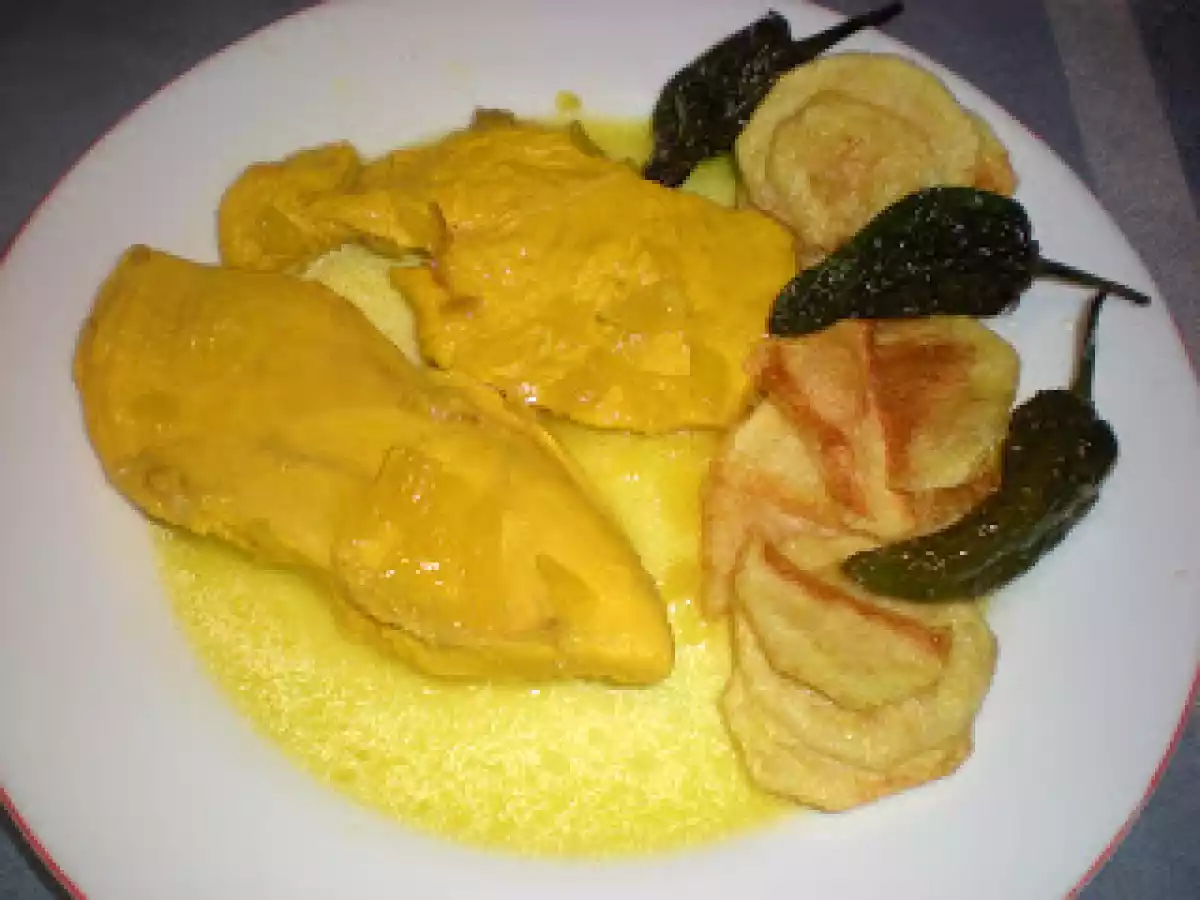 Pechuga de pollo en escabeche