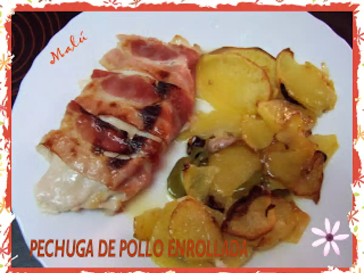 PECHUGA DE POLLO ENROLLADA