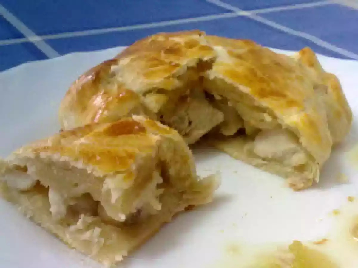 PECHUGA DE POLLO ENVUELTA EN HOJALDRE CON MERMELADA DE CEBOLLA Y ...300 SEGUIDORES