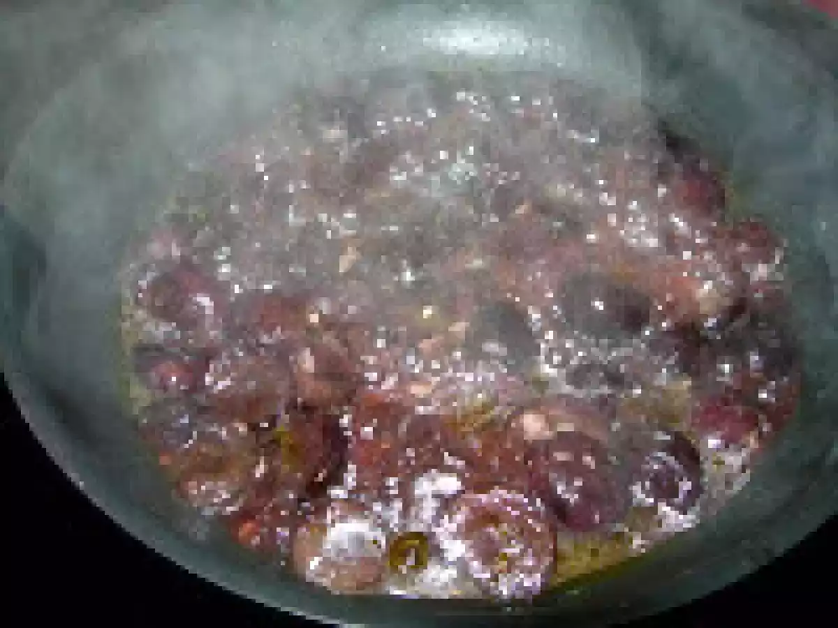 Pechuga de pollo rellena de cerezas en dos versiones. Paso a paso - foto 4