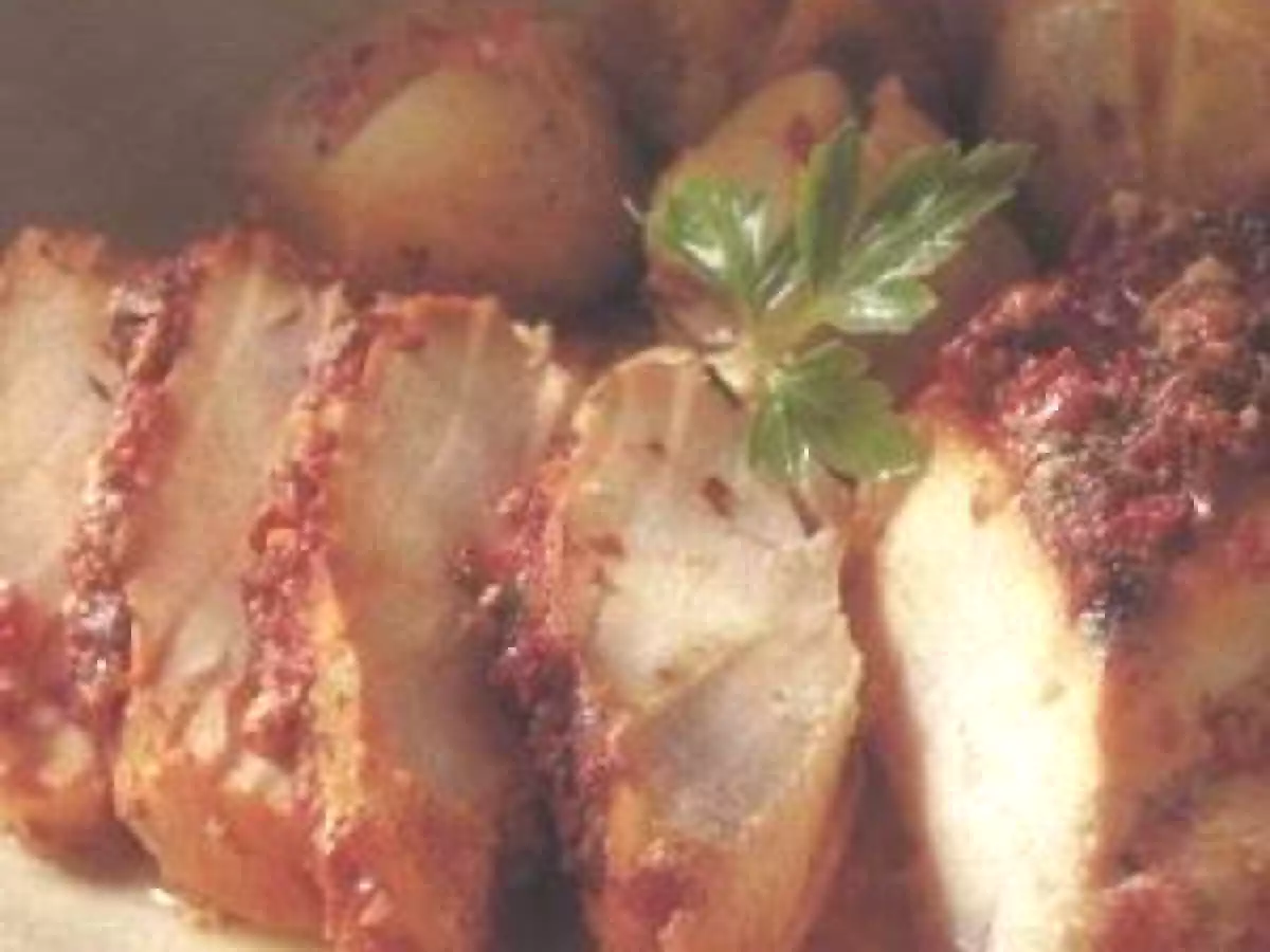 Pechuga en salsa brava