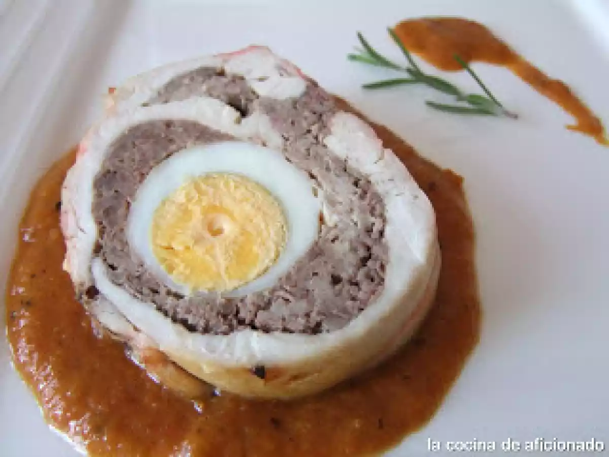 Pechuga rellena de carne picada y paté - foto 2