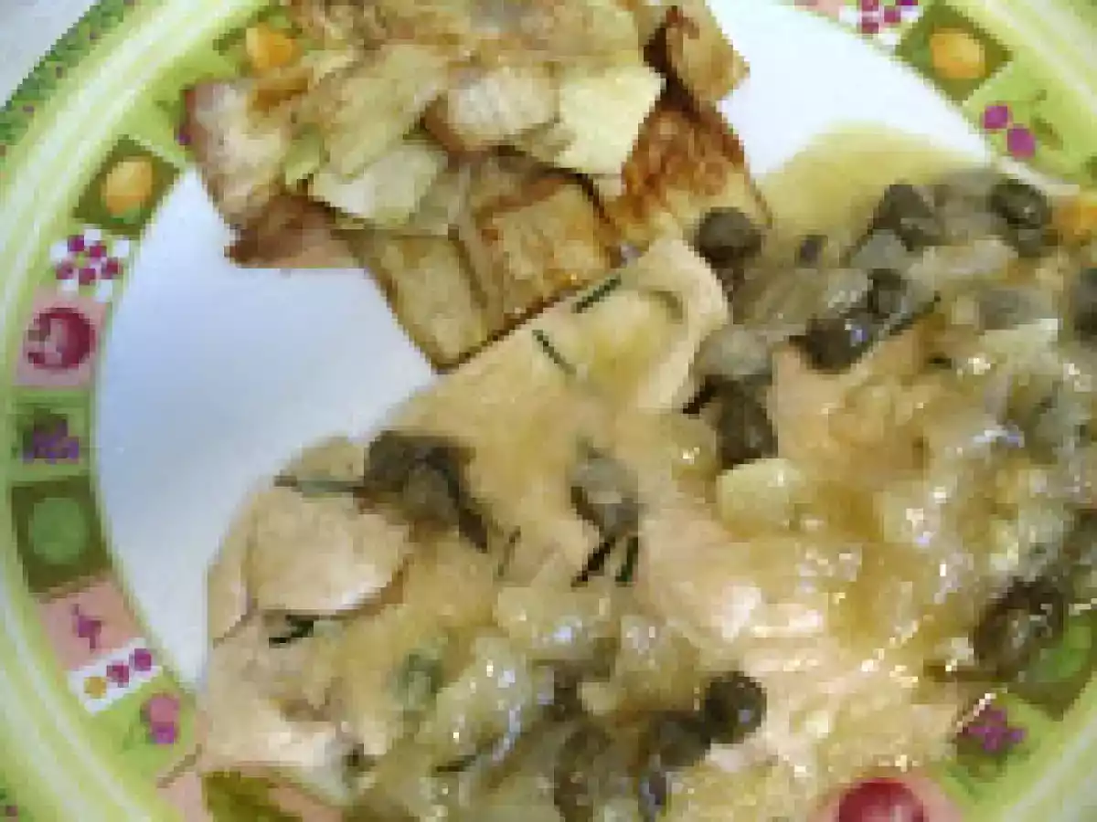 PECHUGAS DE PAVO CON SALSA DE ALCAPARRAS - foto 2