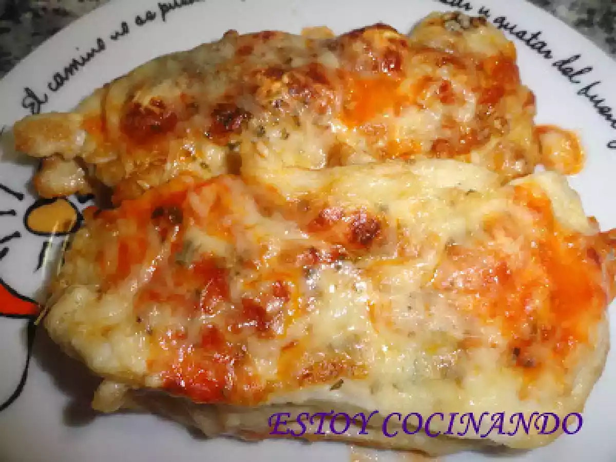 Pechugas de pollo a la napolitana