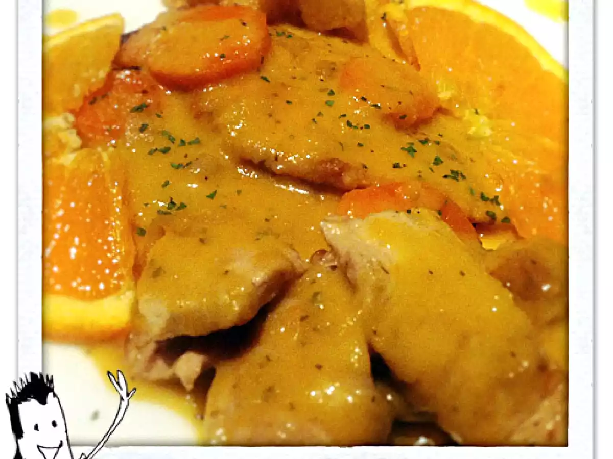 Pechugas de pollo a la naranja