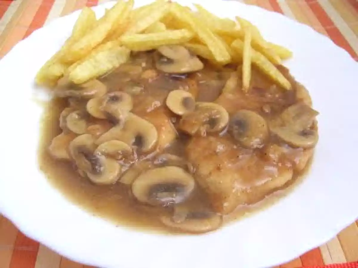 PECHUGAS DE POLLO A LA SIDRA