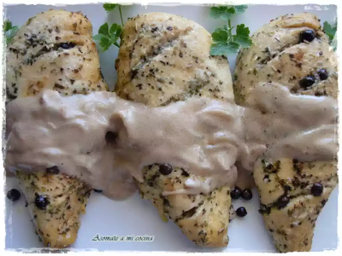 Pechugas de pollo aromáticas con salsa al Oporto(micro)