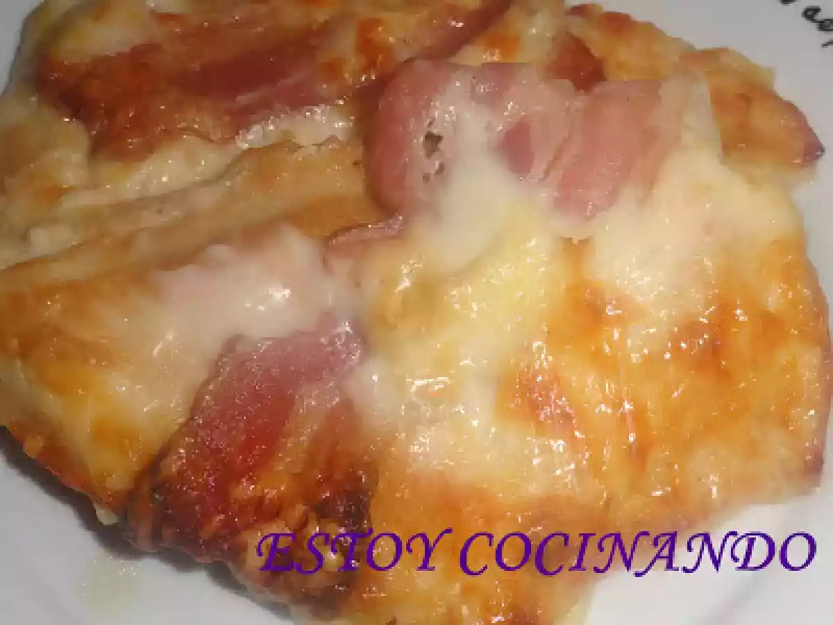 Pechugas de pollo con bechamel