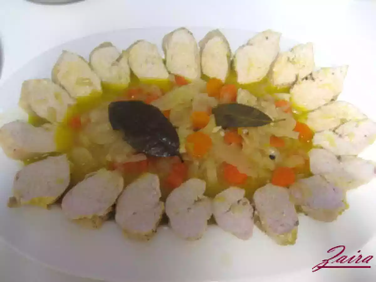 Pechugas de pollo en escabeche de naranja