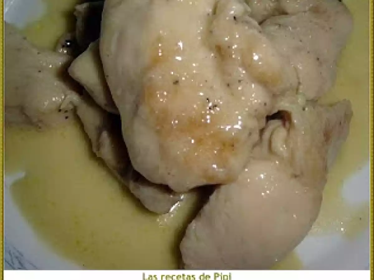 Pechugas de pollo en salsa de queso thermomix