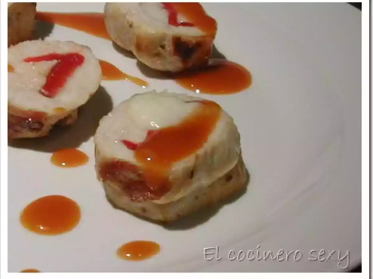 Pechugas de pollo rellenas con salsa agridulce - foto 2