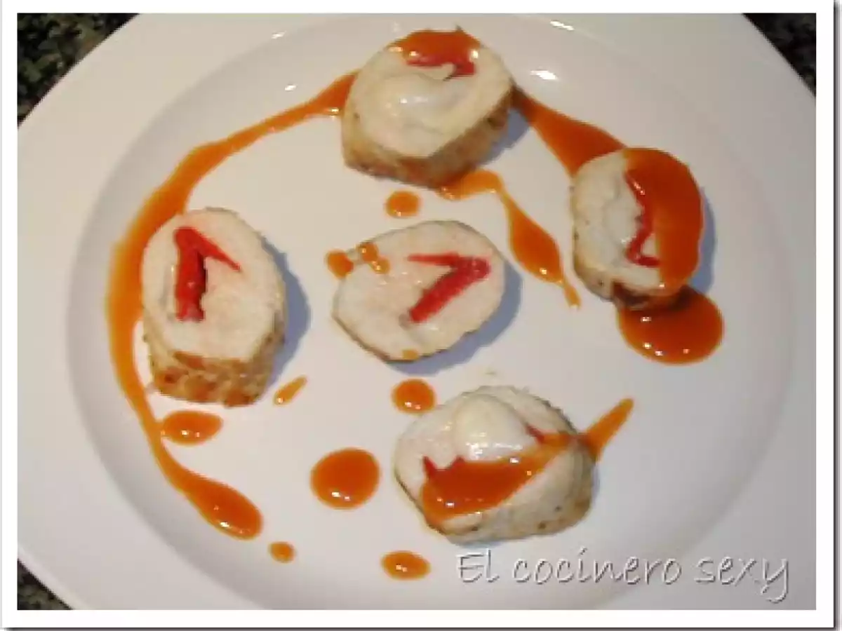 Pechugas de pollo rellenas con salsa agridulce - foto 3