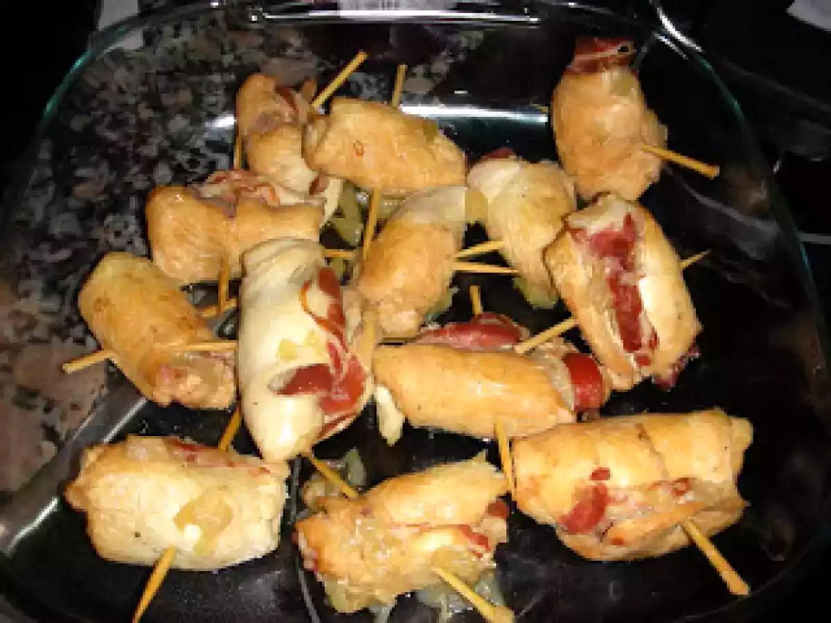 Pechugas de pollo rellenas de jamón y pera - foto 3