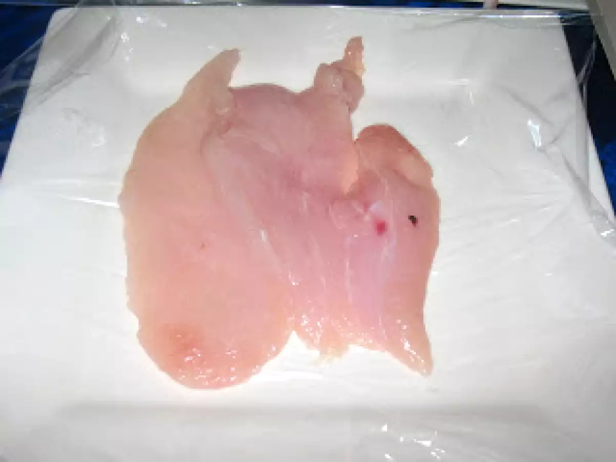 Pechugas de pollo rellenas de morcilla y pimientos del cristal - foto 6