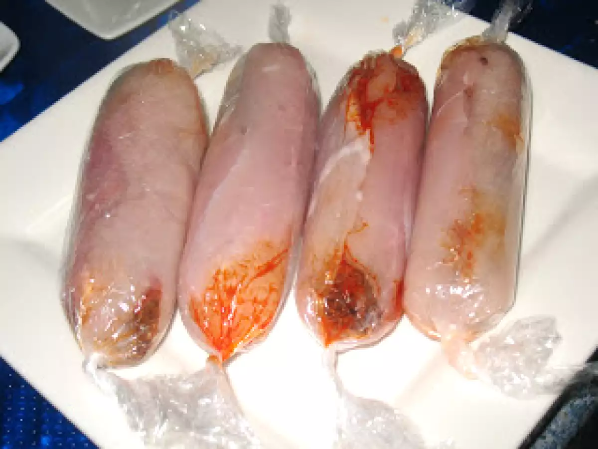 Pechugas de pollo rellenas de morcilla y pimientos del cristal - foto 10