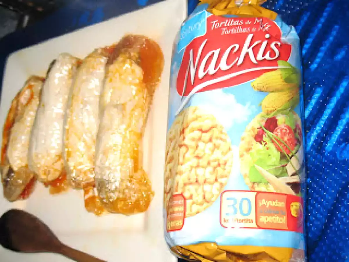 Pechugas de pollo rellenas de morcilla y pimientos del cristal - foto 15