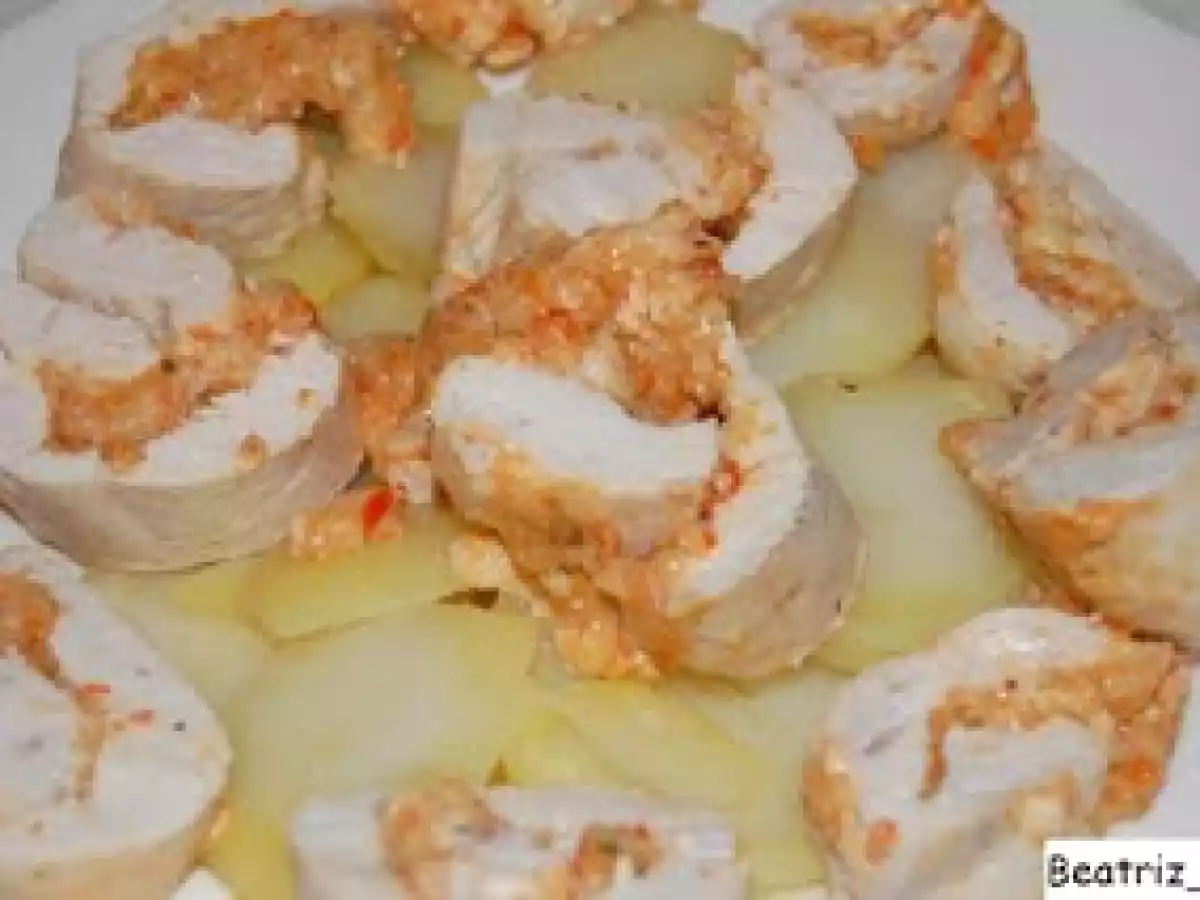 Pechugas de pollo rellenas de verduras - foto 2