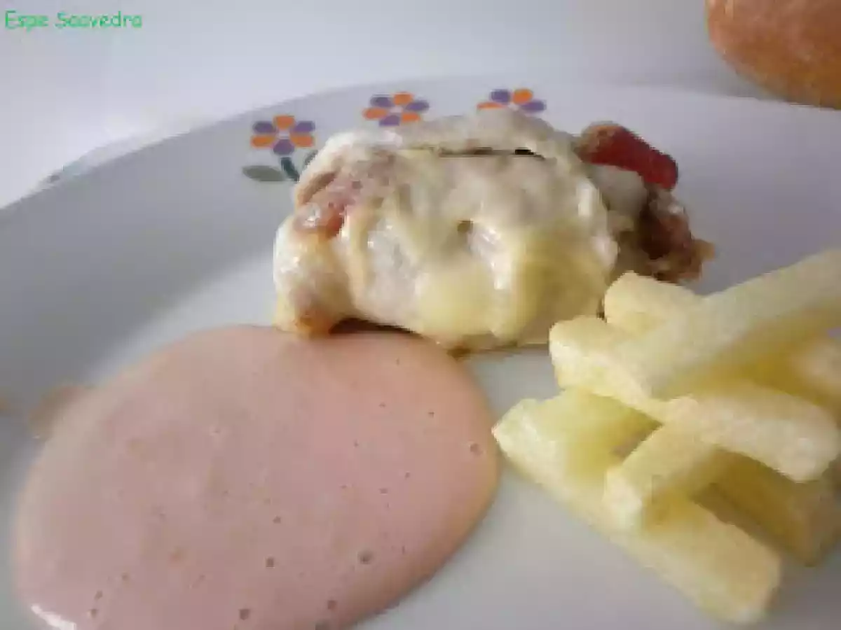 Pechugas rellenas de fresas