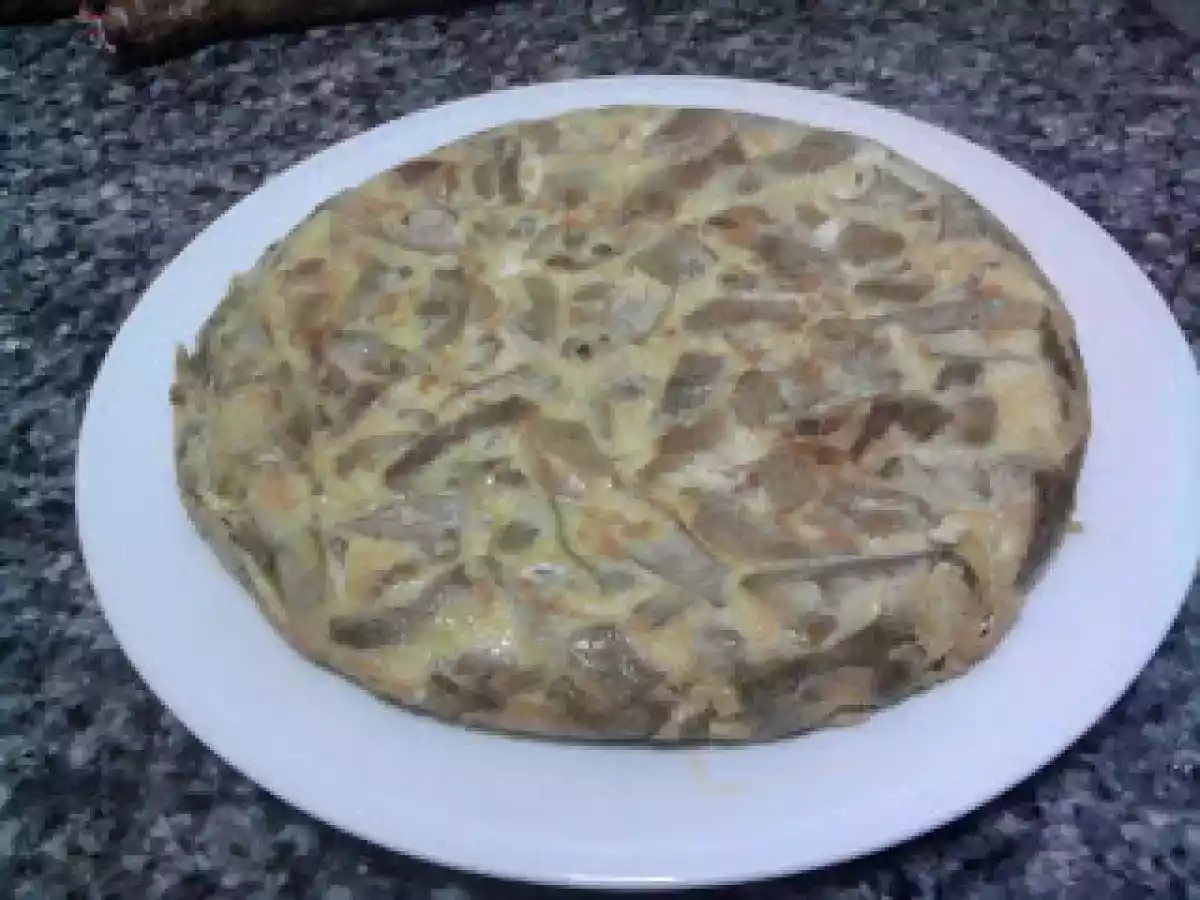 PEDAZO DE TORTILLA DE JUDIAS VERDES