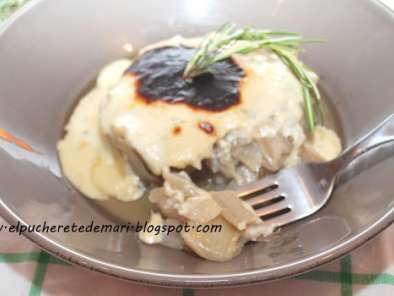 Pencas de acelga con aroma de romero y bechamel de queso azul - foto 3