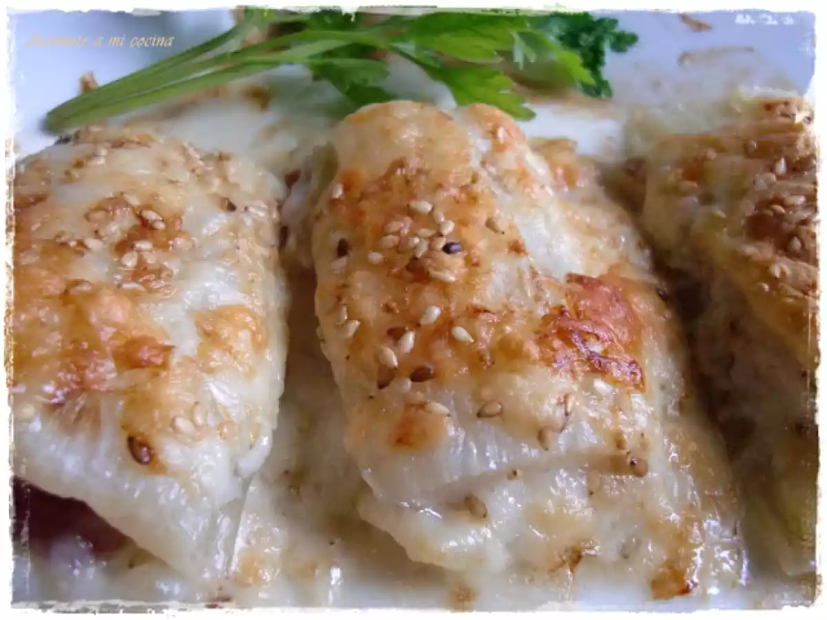 Pencas de acelga gratinadas