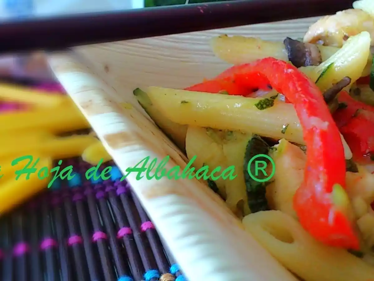 Penne en la wok – Penne alla wok