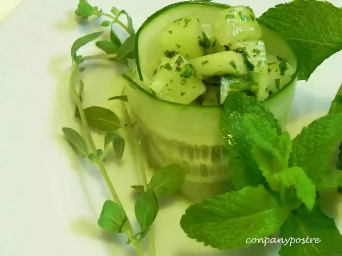 Pepino libanés al agua de azahar - foto 2