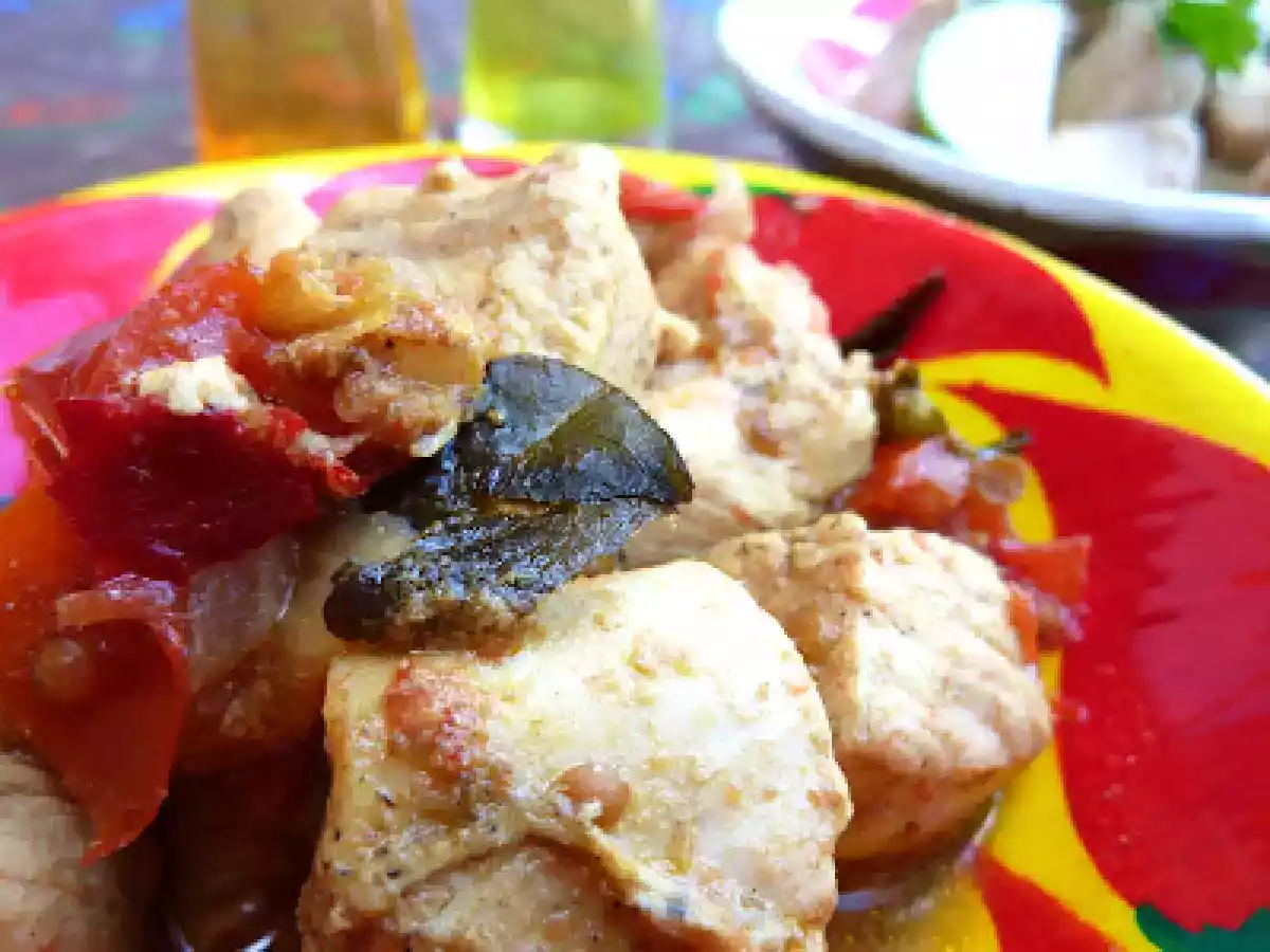 Pequeño festín asiático: Pollo Chettinad picante.