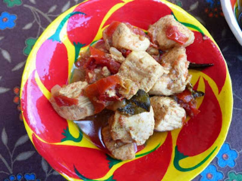 Pequeño festín asiático: Pollo Chettinad picante., foto 2