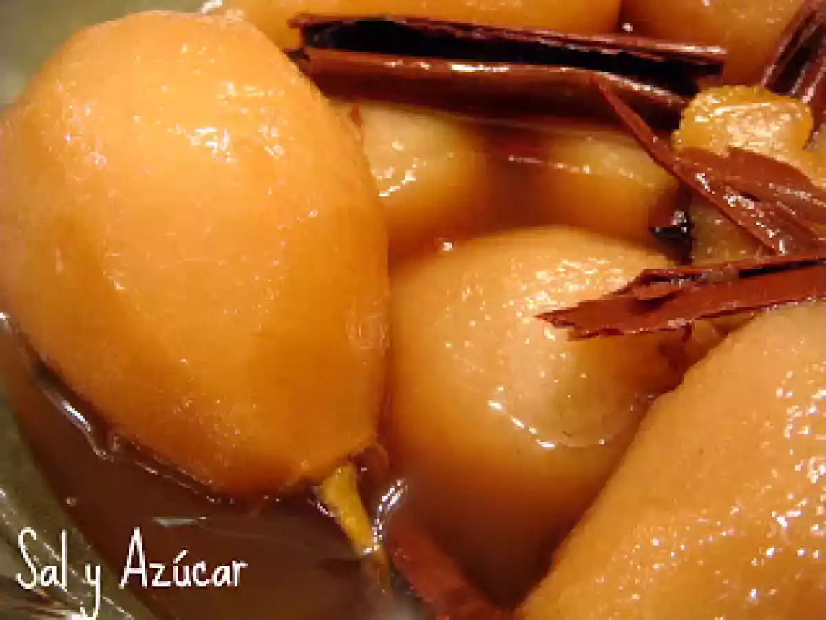 PERAS AL MOSCATEL - foto 2