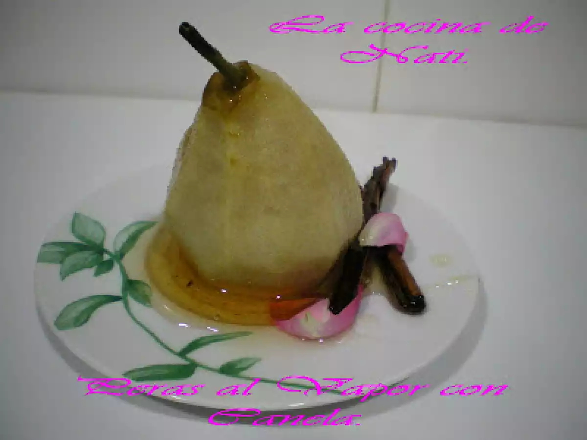 PERAS AL VAPOR CON CANELA. - foto 4