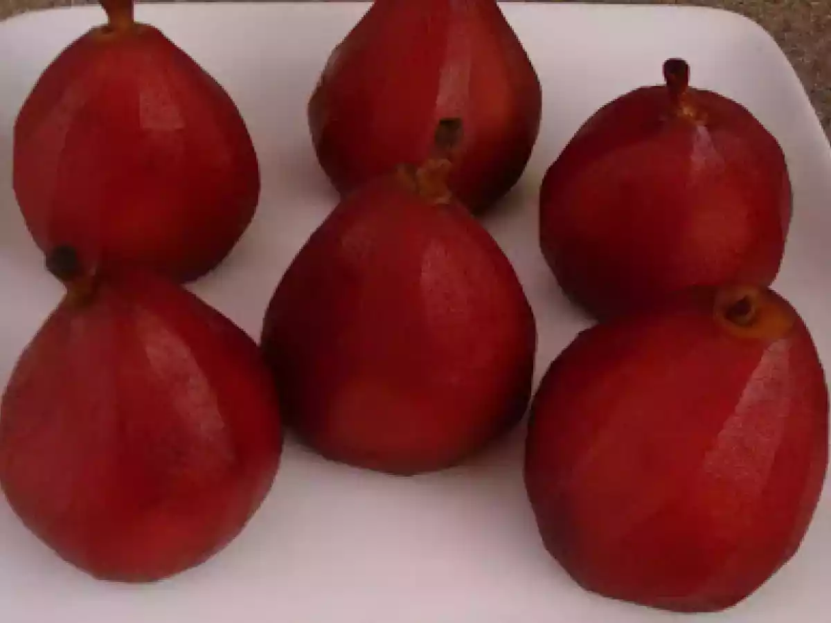 Peras al Vino Oporto