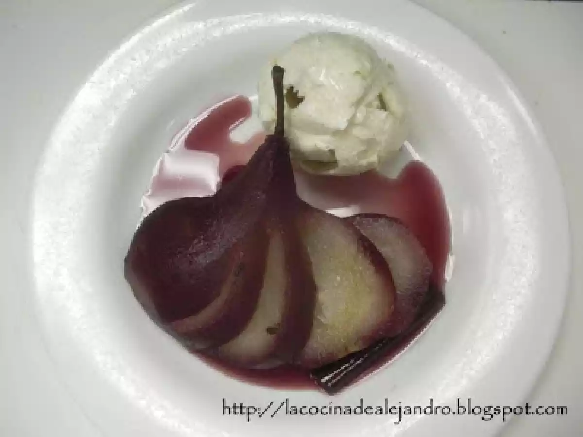 Peras Al Vino Tinto...