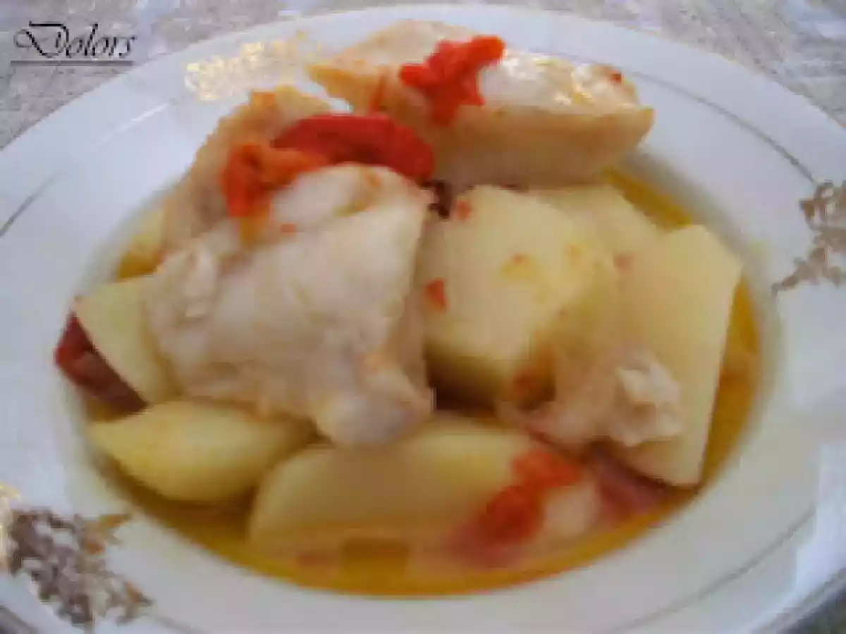 Perca guisada con patatas (olla gmc)