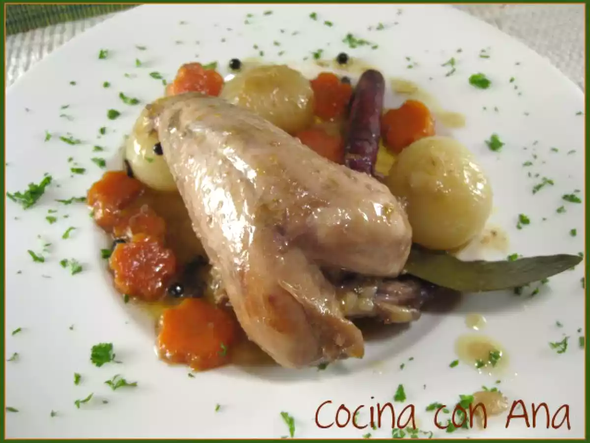 PERDICES EN ESCABECHE DE CLAVO, LAUREL Y CANELA - foto 3