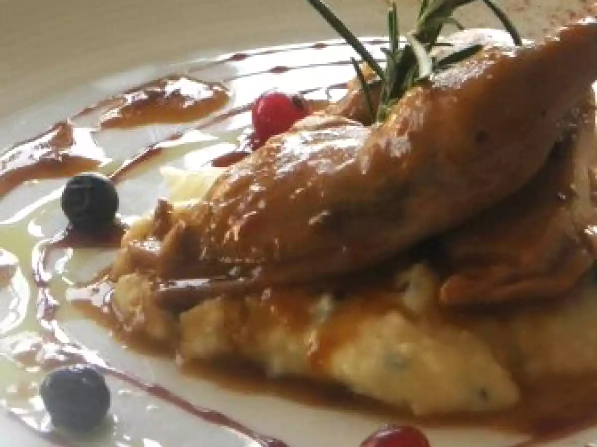 Perdiz trufada de navidad al oporto