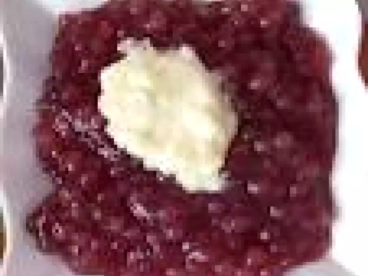 PERLITAS DE TAPIOCA AL VINO TINTO (Sagu de Mandioca)