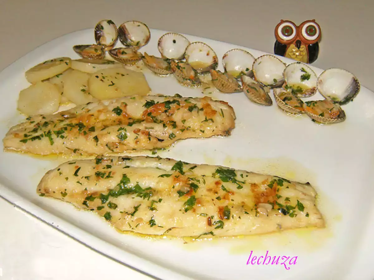 Pescadilla (filetes) en salsa con berberechos